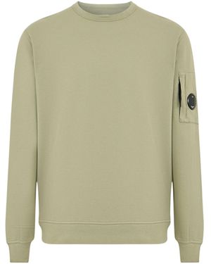C.P. Company Lens Crewneck Sweatshirt - Green
