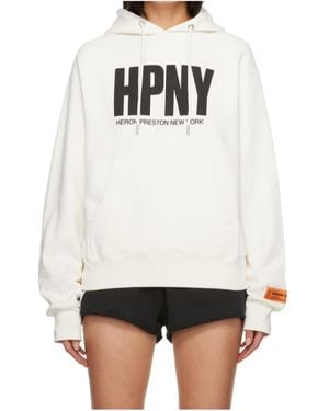 Heron Preston Long Sleeve Sweatshirt - White