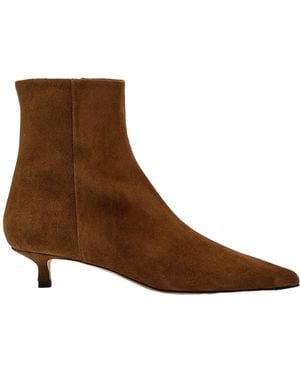 Aeyde Suede Ankle Boots - Brown
