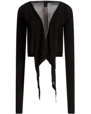 Rick Owens Solid-Color Wool Knit Jumper - Black