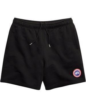 Canada Goose Logo-Patched Track Shorts - Black