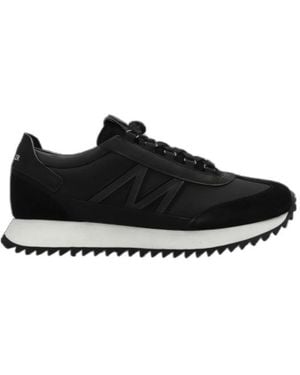 Moncler Pacey2 Lace-Up Trainers - Black