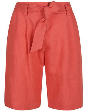Eleventy Knee-Length Drawstrig Shorts - Red