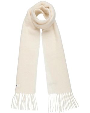 Jacquemus Solid Color Scarf - White