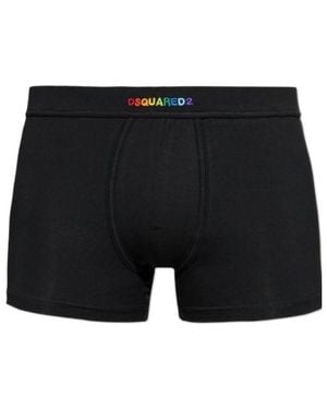 DSquared² Logo Briefs - Black