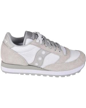 Saucony Jazz Vintage Original Lace-Up Trainers - Grey
