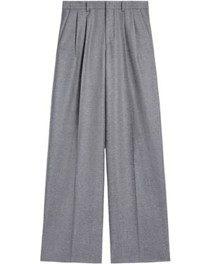 Celine Pleated Trousers - Grey