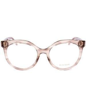 Elie Saab Round Frame Glasses - Natural