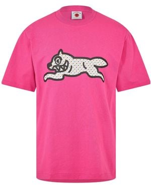 ICECREAM Crew Neck Short-Sleeved T-Shirt - Pink