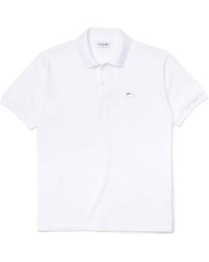 Lacoste Sleeve Polo Shirt - White