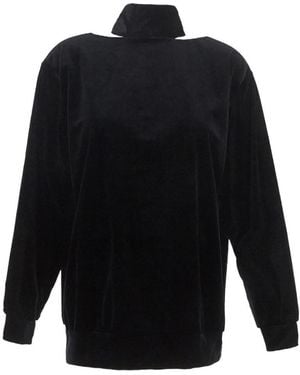 Dries Van Noten Standing Collar Blouse - Blue