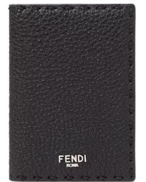 Fendi Selleria Bi-Fold Card Holder - Black