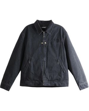 Undercover Long-Sleeve Denim Jacket - Blue