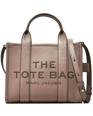 Marc Jacobs Logo-Embossed Medium Tote Bag - Brown