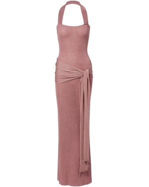 AYA MUSE Knitted Sequined Dress - Pink