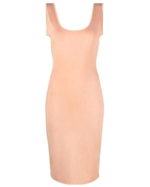 Dries Van Noten Logo Dress - White