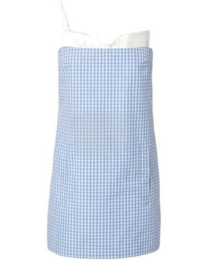 ShuShu/Tong Gingham Cotton Minidress - Blue