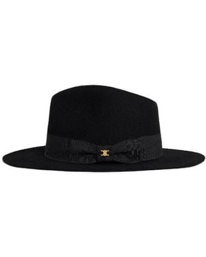 Celine Fedora Hat - White