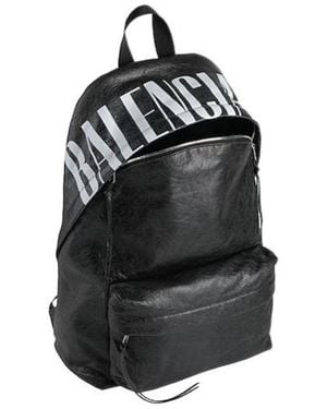 Balenciaga Minimal Leather Backpack - Black
