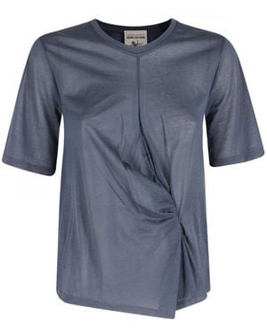 Semicouture Crew-Neck T-Shirt - Blue