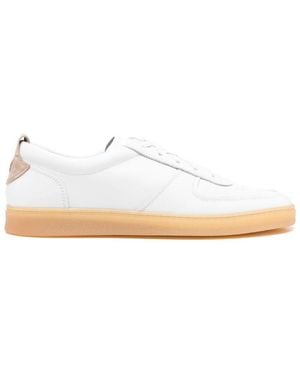 Henderson Round Head Low-Cut Casual Shoes - White