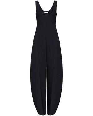 Alaïa Alaïa Round Crepe Jumpsuit - Blue