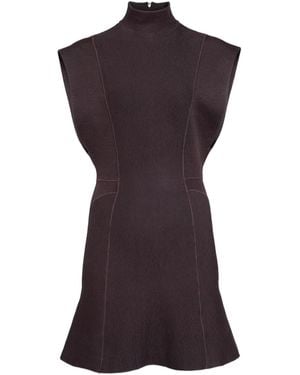 Alaïa Alaïa Knit Short Dress - Purple
