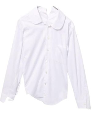 Junya Watanabe Peter Pan Collar Pocket Shirt - White