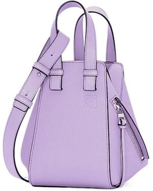 Loewe Compact Hammock Bag - Purple