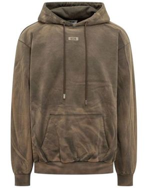 Gcds Logo Patch Solarized Hoodie - Green