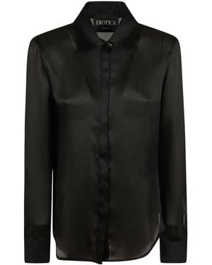 Dondup Long-Sleeved Shirt - Black
