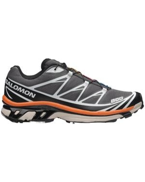 Salomon Lab Salomon Xt-6 Lace-Up Trainers - Multicolour