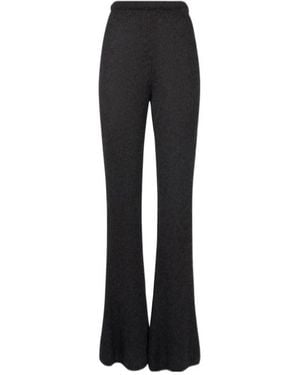 The Row Gregori Knitted Bell Bottoms - Black