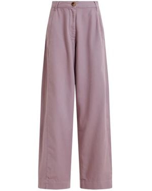 Essentiel Antwerp Belt Loop Casual Trousers - Purple