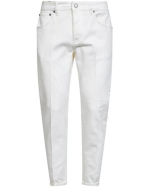 Pt Pantaloni Pt Torino Cinque Tasche Slim Jeans - White
