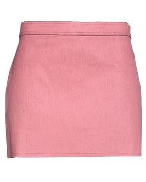 Rick Owens Denim Skirt - Pink