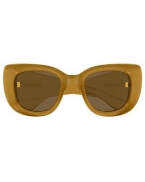 Saint Laurent Logo-Detail Sunglasses - Multicolor