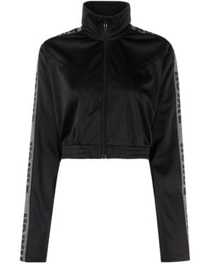 ROTATE BIRGER CHRISTENSEN Zip-Up Casual Jacket - Black