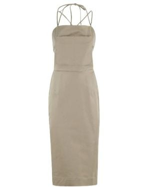 Max Mara Workwear Mid-Dress - Natural