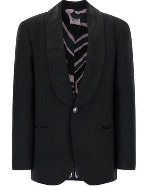 PUCCI Labirinto Single-Breasted Blazer - Black
