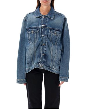 Y. Project Long-Sleeved Denim Jacket - Blue