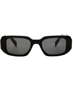 Prada Wide-Temple Sunglasses - Black