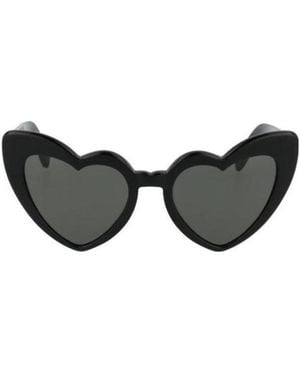Saint Laurent Eyewear Heart Shaped Sunglasses - Black