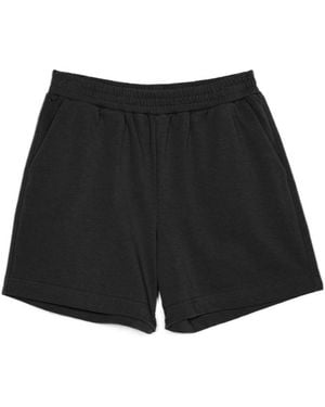 Twinset Elastic-Waistband Pocket Shorts - Black