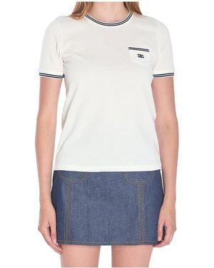 Celine 70's Triomphe T-Shirt - Blue