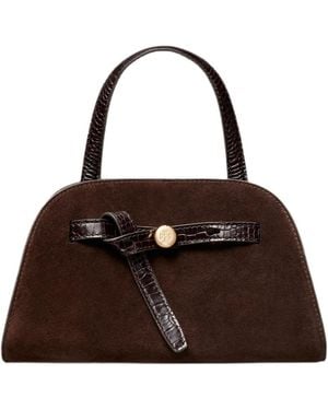 Tory Burch Double-Handle Handbag - Brown