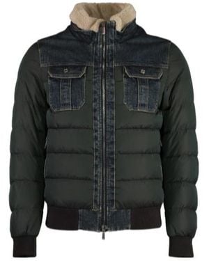 Moorer Long Sleeve Down Jacket - Gray