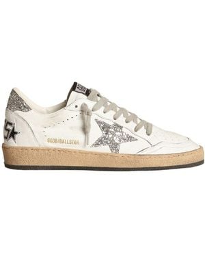 Golden Goose Ball Star Low-Top Trainers - White