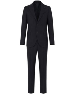 Lardini Single Breasted Tailored Suit - Blue