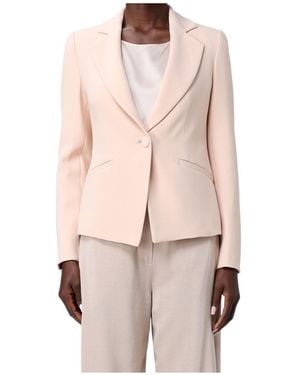 Emporio Armani Long-Sleeve Blazer - Pink